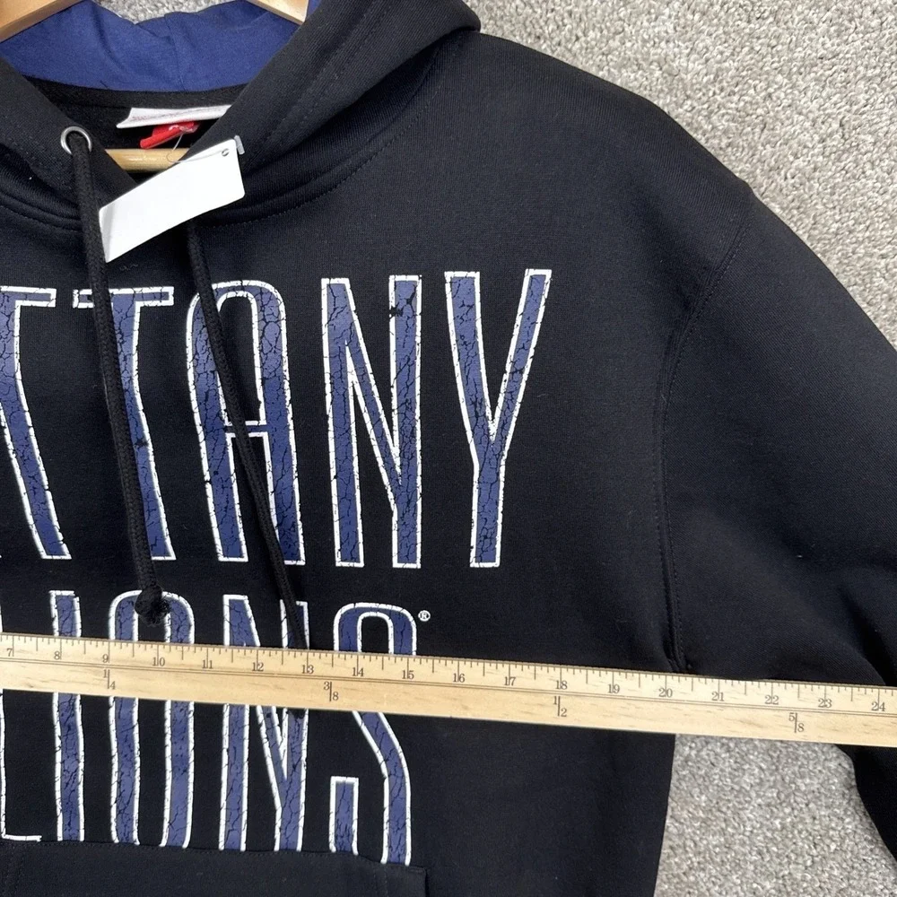 Mitchell & Ness Penn‎ State Nittany Lions Hoodie Mens Small Black Cracked Print